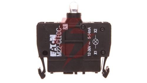Oprawka z LED czerwona 12-30V AC/DC zacisk sprężynowy M22-CLEDC-R 216573