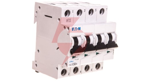 Wyłącznik nadprądowy 4P C 32A 15kA AC FAZ C32/4 279064