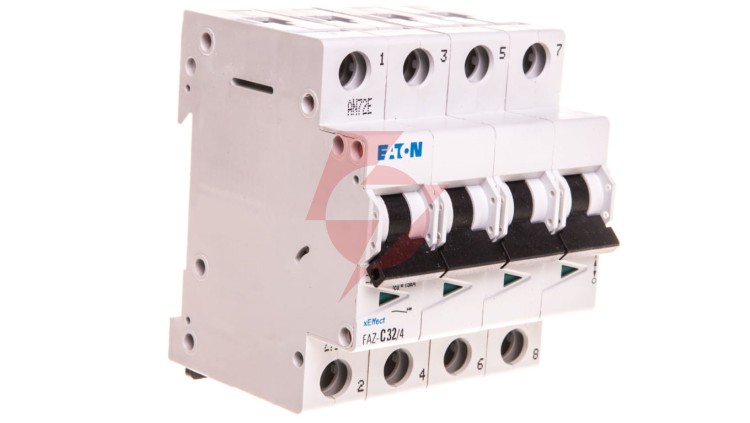 Wyłącznik nadprądowy 4P C 32A 15kA AC FAZ C32/4 279064