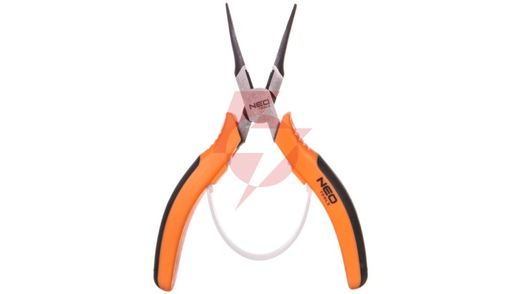Szczypce precyzyjne wydłużone wygięte 140mm 01-103