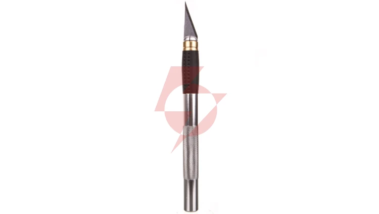 Nóż modelarski 155 mm 3 ostrza metalowy uchwyt 17B703
