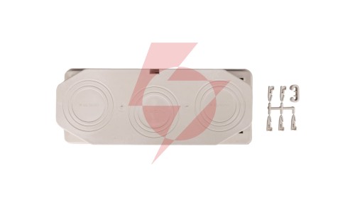Płyta przepustowa 3xM40/50/63, 80x300mm IP65 do ścianek 300mm Mi FM63 HPL2000133