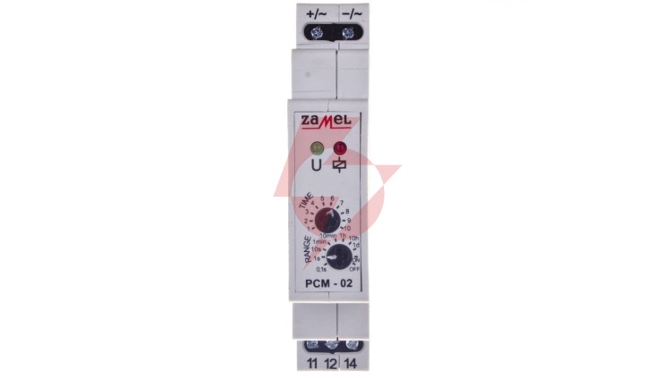 Przekaźnik czasowy 1P 16A 0,1sek-10dni 24V AC/DC PCM-02/24V EXT10000076