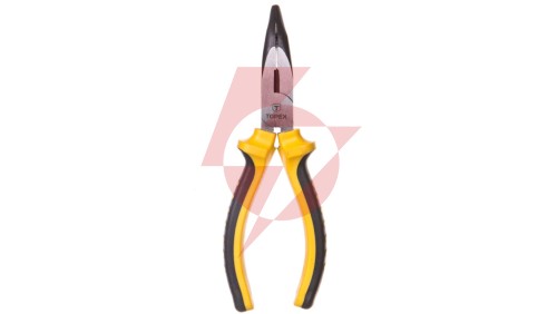 Szczypce wydłużone wygięte 160mm stal CS 32D103