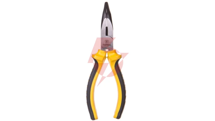 Szczypce wydłużone wygięte 160mm stal CS 32D103