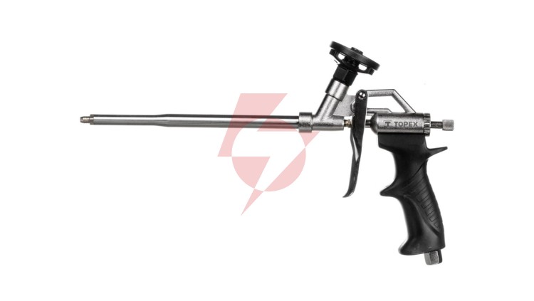 Pistolet do pianki montażowej z regulacją intensywności strumienia głowica PTFE 21B504