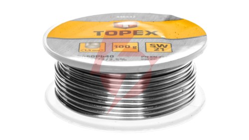Lut cynowy 60 Sn drut 1,5mm 100g 44E532