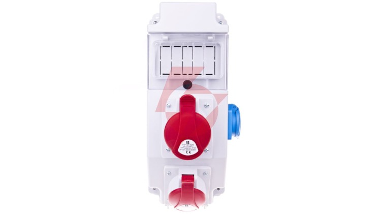Rozdzielnica budowlana 5P/32A 5P/16A 3X16A 5 modułów ROS5X-14