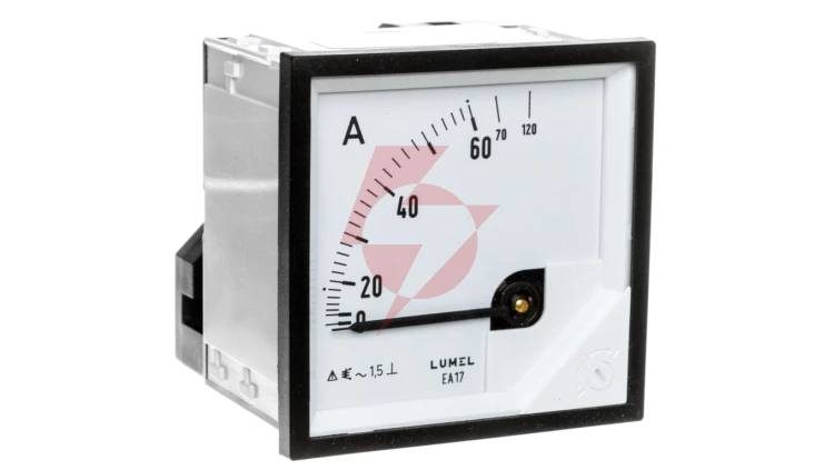 Amperomierz analogowy tablicowy 60/120A 72x72mm IP50 C3 K=90 st. EA17N F21200000000