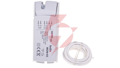 Wyłącznik dotykowy 230V AC 300W do dotykowego załączania/wyłączania oświetlenia WDN-03 LDX10000053