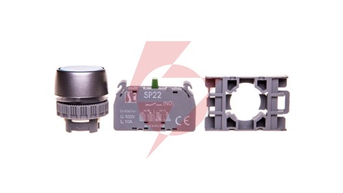 Przycisk sterowniczy 22mm niebieski z samopowrotem 1Z SP22-KN-10.