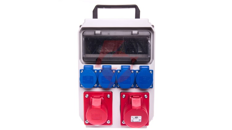 Rozdzielnica stacjonarna HEL 1x32A/4P+1x16A/4P+4x16AGS230V 9012605W