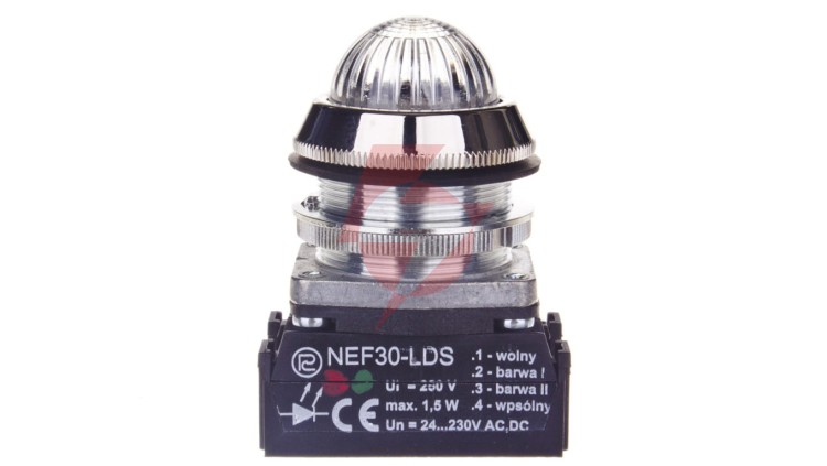 Lampka sygnalizacyjna 30mm 24-230V AC/DC IP56 czerwono-zielona W0-LDU1-NEF30LDS CZ