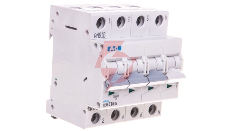 Wyłącznik nadprądowy 3P+N C 16A 10kA AC PLSM-C16/3N-MW 242543