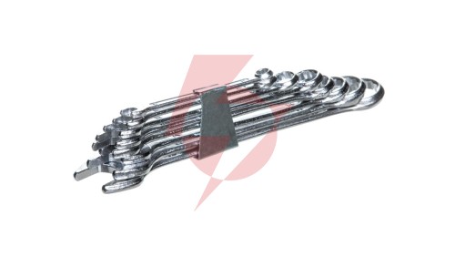 Klucze płasko-oczkowe 6-19mm (zestaw 8 szt.) 35D356