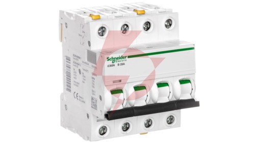 Wyłącznik nadprądowy 4P B 25A 6kA AC iC60N-B25-4 Acti9 A9F03425