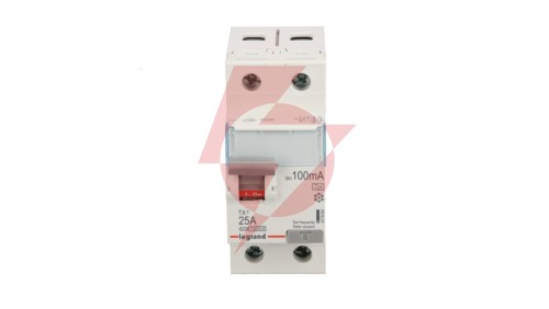 Wyłącznik różnicowoprądowy 2P 25A 0,1A typ A P302 TX3 411564