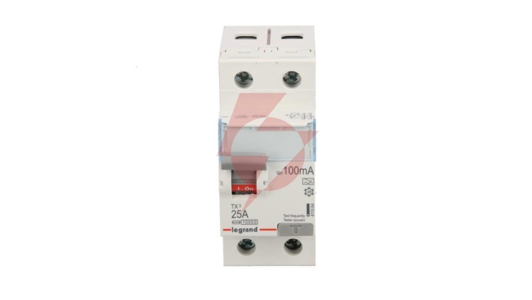 Wyłącznik różnicowoprądowy 2P 25A 0,1A typ A P302 TX3 411564