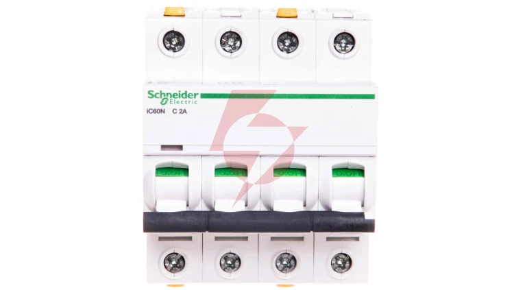Wyłącznik nadprądowy 4P C 2A 6kA AC iC60N-C2-4 Acti9 A9F04402