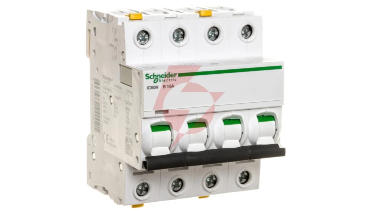 Wyłącznik nadprądowy 4P B 16A 6kA AC iC60N-B16-4 Acti9 A9F03416