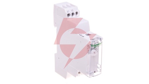 Przekaźnik czasowy 1P 8A 0,1-360000sek 24V DC 24-240V AC opóźnione załączenie RTA A9E16065
