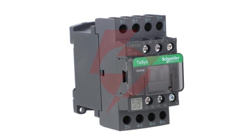 TeSys Deca Stycznik mocy 20A AC-1 4P 24V DC 1Z 1R LC1DT20BD