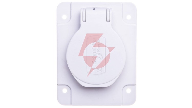 Gniazdo stałe 3P 16A 230V szare IP54 PKS61G