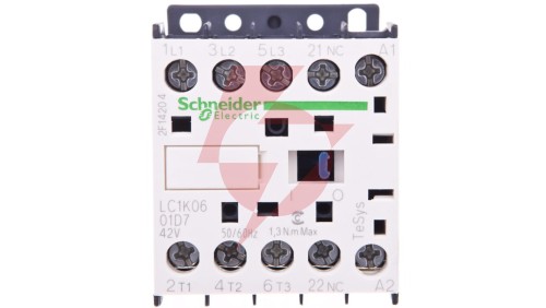 Stycznik mocy 6A 3P 42V AC 0Z 1R LC1K0601D7