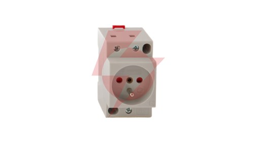 Gniazdo modułowe 2P+Z 16A 250V z przesłonami na szynę Z-SD230-BS 266876
