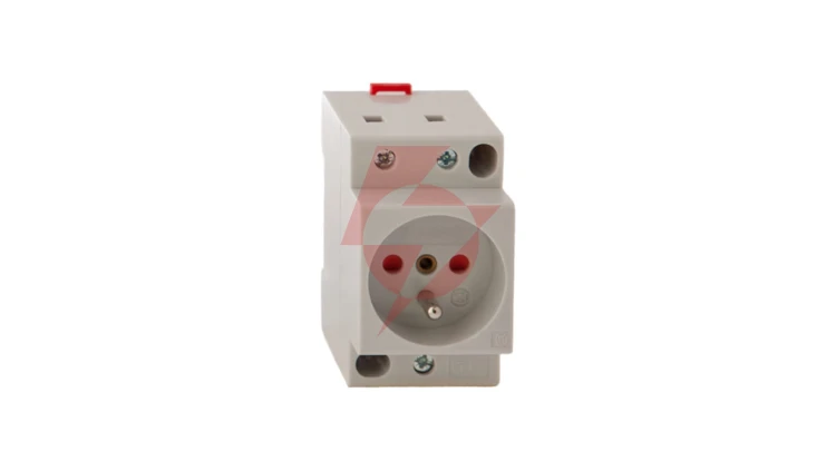Gniazdo modułowe 2P+Z 16A 250V z przesłonami na szynę Z-SD230-BS 266876