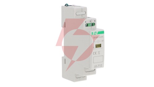 Lampka modułowa 1-fazowa żółta 130-260V AC/DC LK-712Y-130-260V