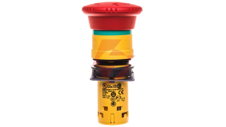 Przycisk bezpieczeństwa 22mm 1R IP54 przez obrót XB7NS8442