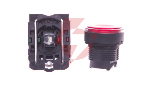 Przycisk sterowniczy 22mm czerwony z samopowrotem z podświetleniem 1Z 1R XB5AW34B5