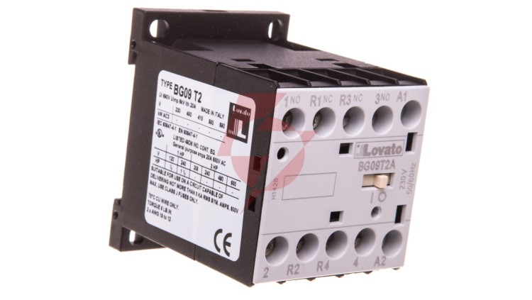 Stycznik pomocniczy 20A AC1, zestyki 2Z 2R, cewka 230VAC 50/60Hz 11BG09T2A230