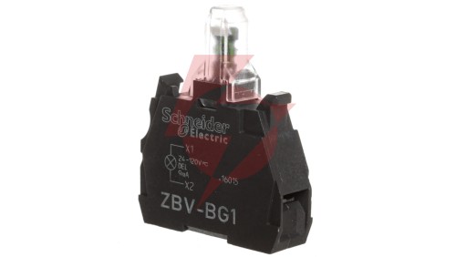 Harmony XB4 Zestaw świetlny Ø22 biały LED 24 120V (dawniej ZBVBG3, ZBVBG4, ZBVBG5, ZBVBG6)
