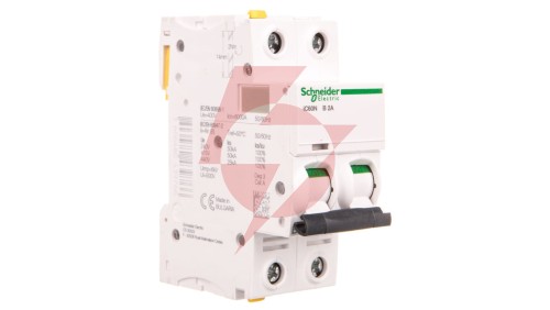 Wyłącznik nadprądowy 2P B 2A 6kA AC iC60N-B2-2 Acti9 A9F03202