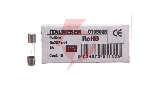 Wkładka aparatowa 5x20mm 8A F szybka 250V 006710026 /10szt./