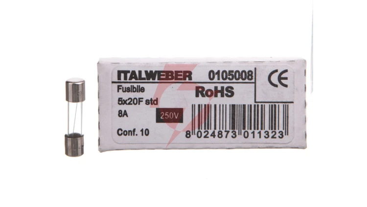 Wkładka aparatowa 5x20mm 8A F szybka 250V 006710026 /10szt./