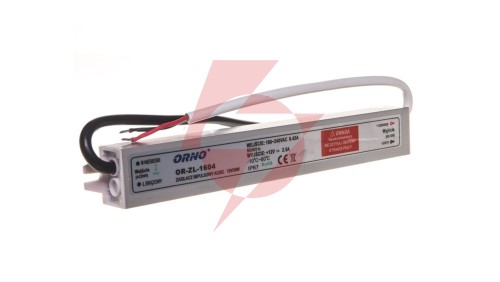 Zasilacz do oświetlenia LED 170-265V AC/12V DC 30W IP67 OR-ZL-1604