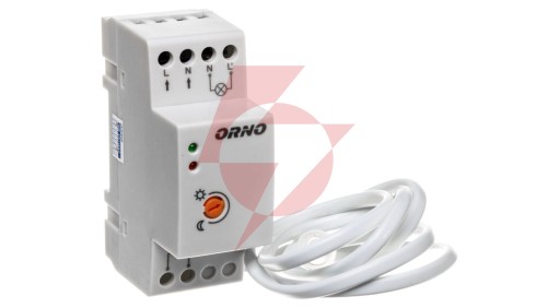 Wyłącznik zmierzchowy z czujnikiem 20A 230V 2-100lx OR-CR-219