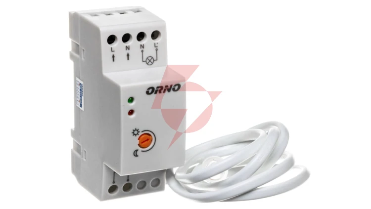 Wyłącznik zmierzchowy z czujnikiem 20A 230V 2-100lx OR-CR-219