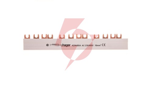 Szyna łączeniowa 4P 80A 16mm2 widełkowa (12mod.) KDN480A