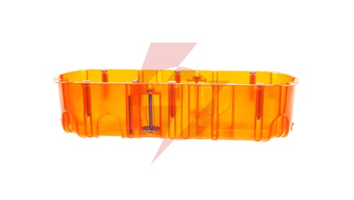 Batibox Puszka potrójna podtynkowa 67mm 213x50mm pomarańczowa 080123