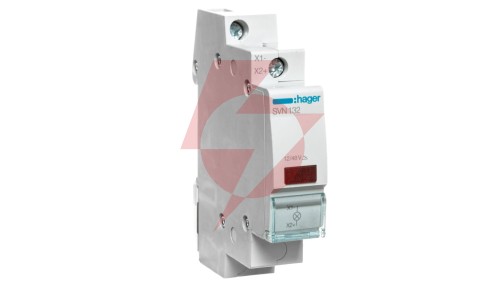 Lampka modułowa 1-fazowa czerwona 12-48V AC SVN132