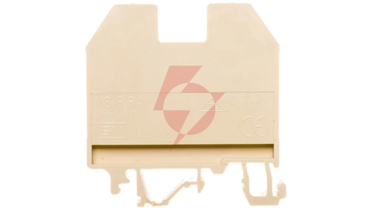 Złączka szynowa gwintowa 6mm2 beżowa VS 6 PA 003901068