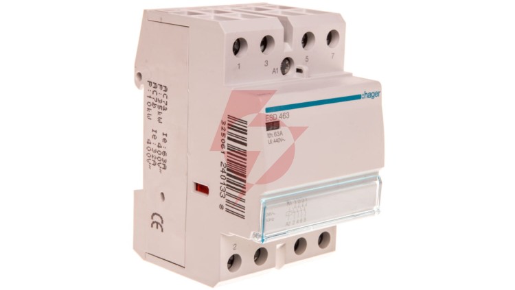 Stycznik modułowy 63A 4Z 0R 24V AC ESD463