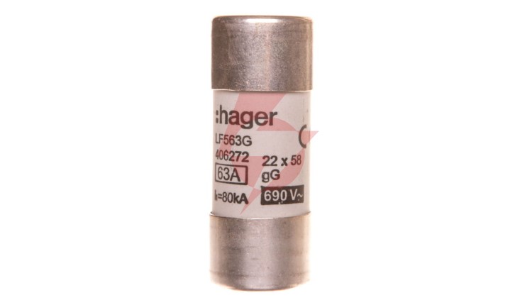Bezpiecznik cylindryczny BiWtz 22x58 gG 63A LF563G