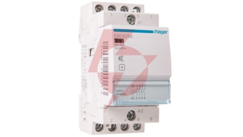 Stycznik modułowy cichy 25A 4Z 0R 230V AC ESC425S