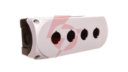 Obudowa kasety 4-otworowa 22mm szara IP67 LPZP4A8