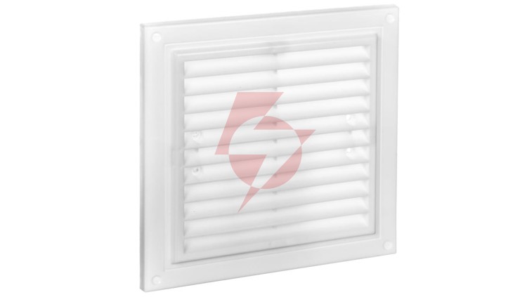 Kratka wentylacyjna nawiewno-wywiewna 150x150mm z siatką biały WPZFTMV150X150WH